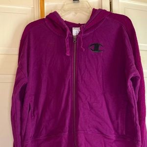 Champion zip up hoodie